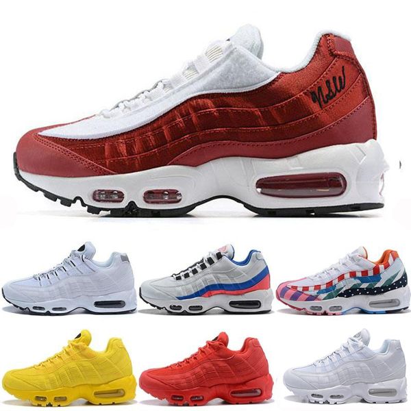 

black red triple white aqua ultramarine mens trainer sport sneakers men women 95 running shoes se og