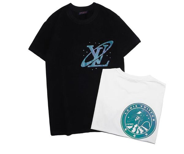 

Летние футболки мужские топы красочные 3M светоотражающие логотип астронавты све