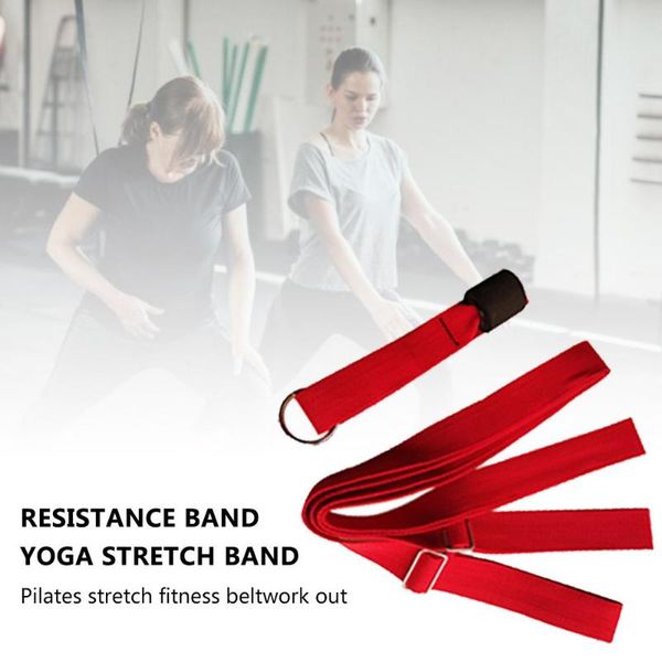 

yoga stretch band resistance bands fitness yoga stretch band home gym exercise belt for pilates stretching fitness set
