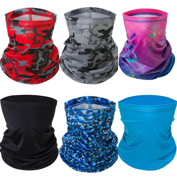 

nx4fa shipping sport bicycle fishing scarf ring gaiter shield face bandana headband mask headwear neck scarf bicycle balaclava, Black