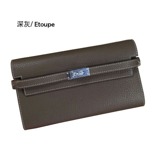 

Charm2019 imported head layer togo kelly wallet cowhide cortex thick oft feel fine grain long paragraph hand take package