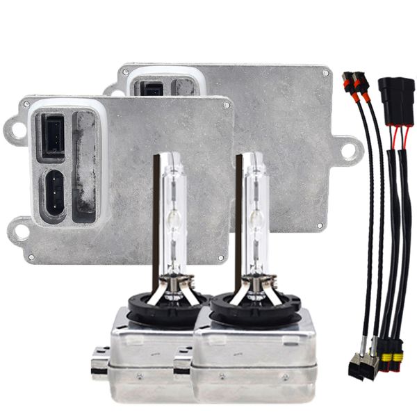 

skyjoyce 1 set 55w xenon d1s hid headlight kit 55w 4300k 5000k d1s d1r 6000k 8000k hid bulb ballast d3s xenon full kit