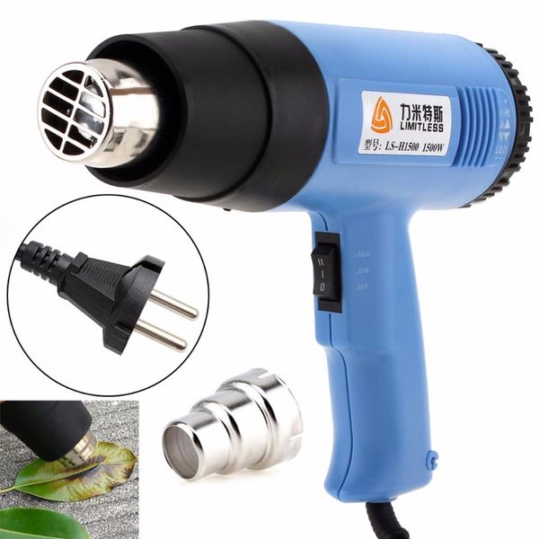 

limitless ac220v eu plug 1500w adjustable air volume electric heat gun multifunctional handheld ir gun