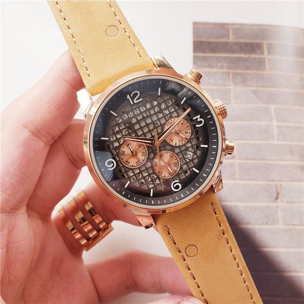 

Высокое качество бренда кварцевые наручные часы для мужчин многофункциональный