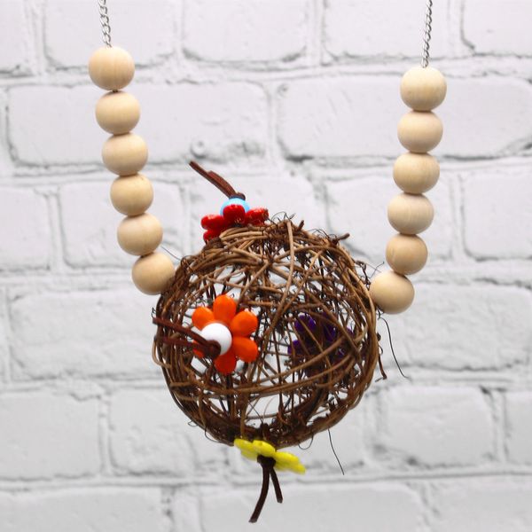 

bird ball yarn bamboo weaving parrot paper capa-citor wire drawing toys