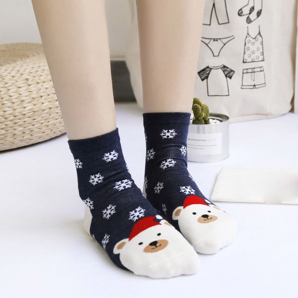 

christmas women casual socks cute socks 1 pair winter women warm christmas mid-calf 2019 comfortable decorations