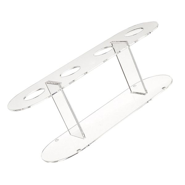 

1pcs acrylic 4-hole double layer ice cream cone stand