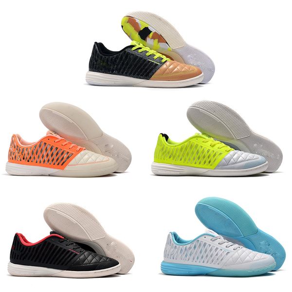 

new mens lunar gato ii 2 ic indoor outdoor turf football boots leather soccer cleats super light shoes us39-45