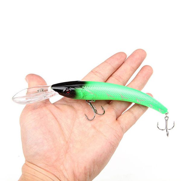 1Pcs 18cm Saltwater Fishing Lure Big Minnow 3 Hooks Peche Bass Bait