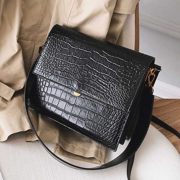 

ladies flap fashion tote bag alligator crossbody bags for women 2020 small woman messenger bag female clutch shoulder bags bolsa