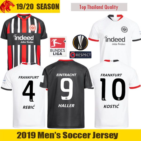 

soccer jersey eintracht frankfurt 19 20 rebic 2019 2020 frankfurt haller football shirt paciencia kostic jersey da costa fuÃball-trikot, Black;yellow