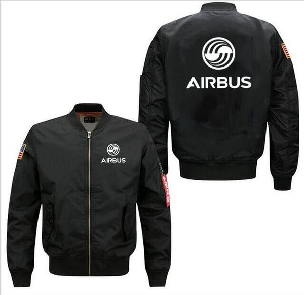 

new men's bomber jacket airbus design men's jacket (with epaulettes) spring and autumn winter 737, Black;brown