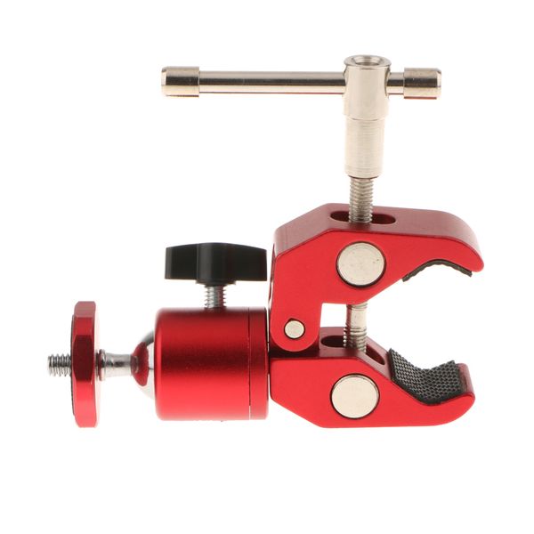 

шаровая головка зажим маунт камеры w / 1/4" -20 tripod head hot shoe adapter