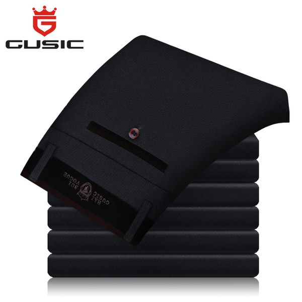 

fashion men pants summer slim fit pants brand gusic homme big size (28-44) plus size 35185, Black