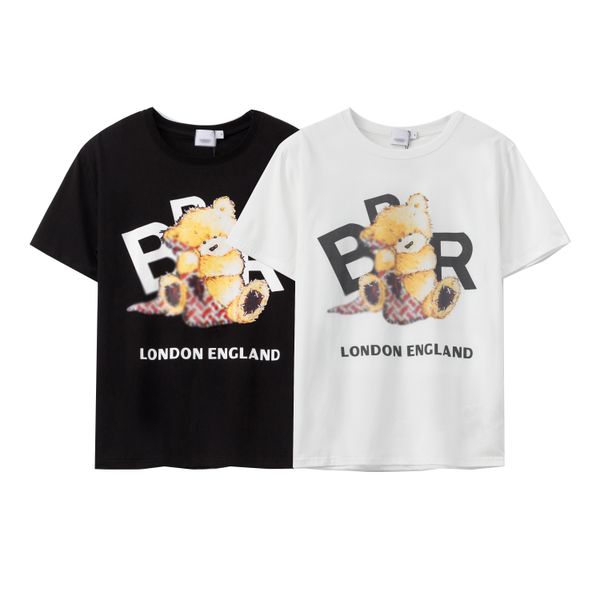 

20ss good quality cotton shirt fashion brand men and women short sleeved printed t shirts street fashion male female tees s-xxl, White;black