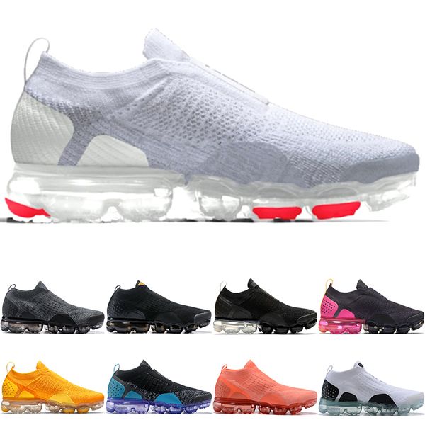 

2019 moc 2.0 running shoes men women triple black white university red spirit wheat pink fly knit designer sport chaussures size 36-45