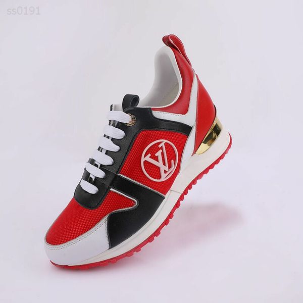 

classic comfortable lace-up round-toe shallow-mouth low-women's shoes increased classic sports casual shoes factory direct sales, Black