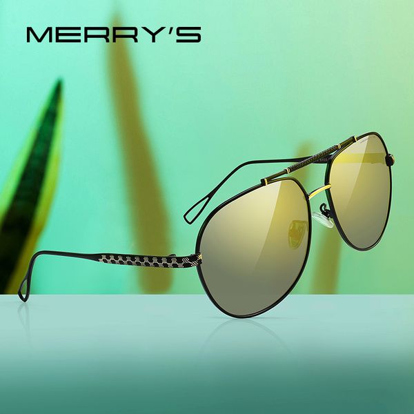 

merrys design мужские классические пилотные солнцезащитные очки поляризованные солнцезащитные очки для вождения рыбалка uv400 защита s8455n, White;black