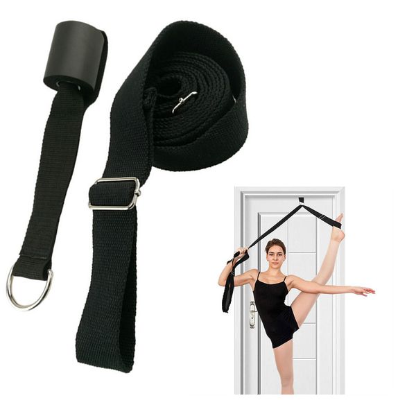 

resistance bands door flexibility stretching leg stretcher strap for ballet cheer dance gymnastics trainer yoga stretch belt