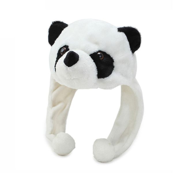 

cute and creative animal cap girl panda plush hat child toy hat gift skullies beanies long ears 2019 new product