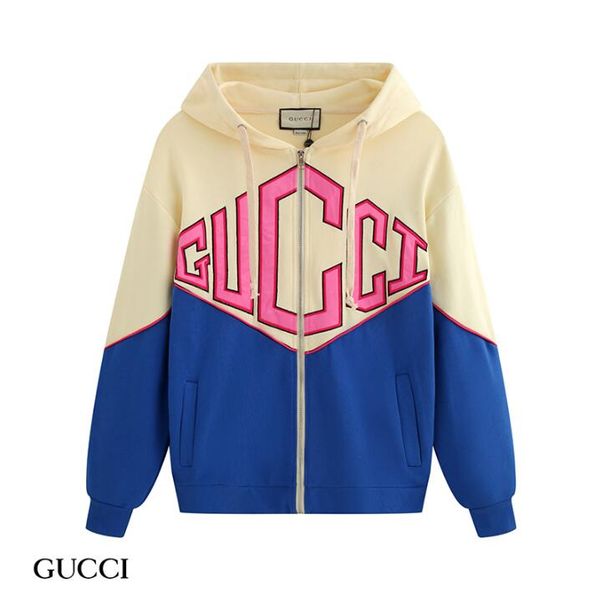 

2019 luxury vintage de igner hoodie alphabet print weat hirt ca ual women men hooded treetwear gue hop hip zipper cardigan and weater