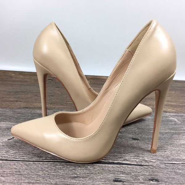 

new lady high heels shoes brand exclusive pu leather female 10cm12cm female high heels, Black