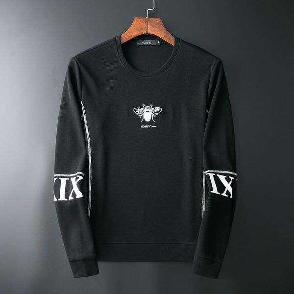 

мужские топы новый повседневный свитер размер m-3xl мода теплый wsj001#110725 shopping05, Black