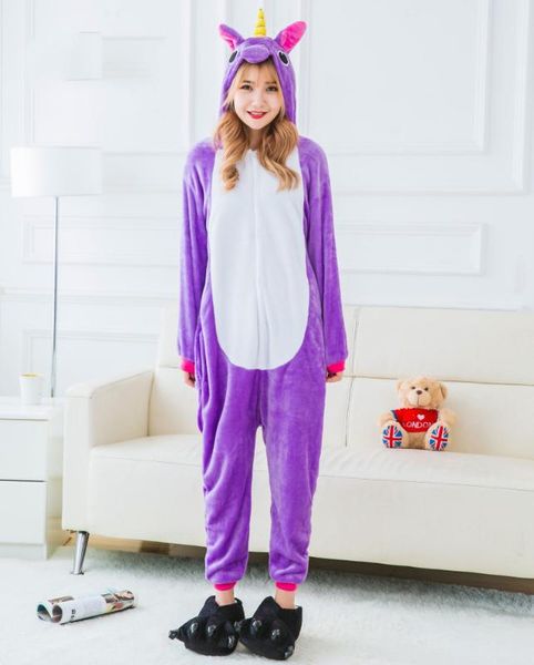 

6 style cartoon adults animal pajamas sets cartoon sleeping cosplay with zipper women men winter warm flannel pajamas, Blue;gray