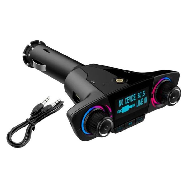 

car charger bt06 usb fm transmitter wireless radio adapter mp3 wireless car kit receiving lossless music