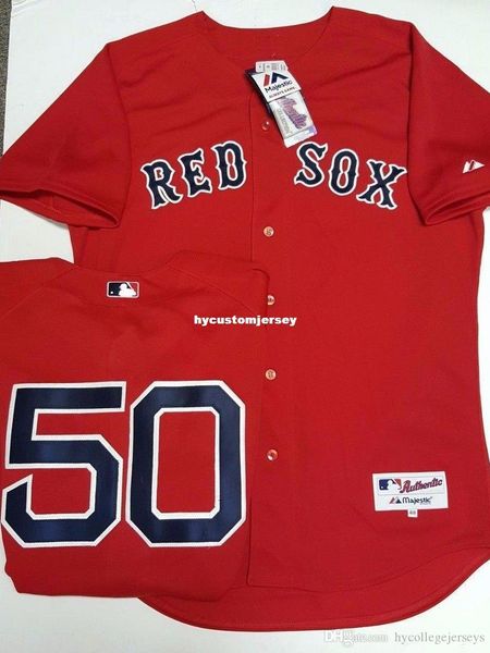 

mookie betts #50 red alternate jersey size 52 xxl new stitched baseball jerseys, Black;blue