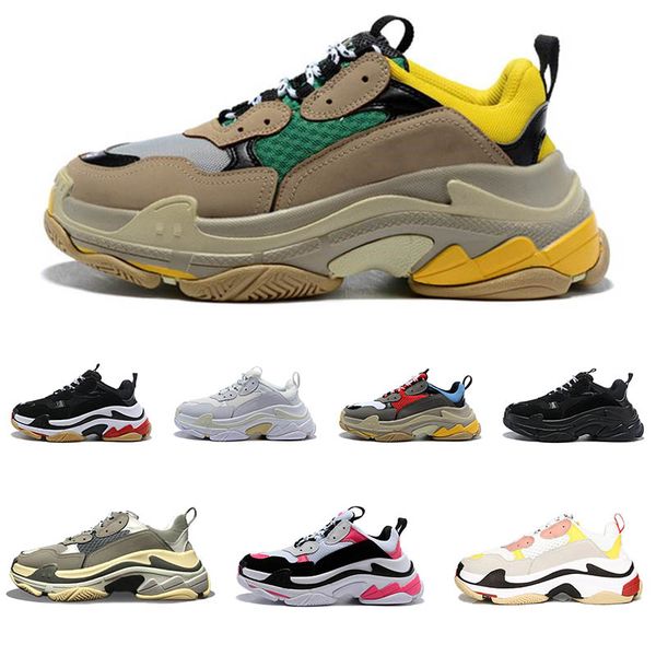 

Paris 17FW Triple-S Walking Shoes Luxury Dad Shoes chaussures femme Triple S 17FW Sneakers for Men Women Vintage Old Trainer Outdoor