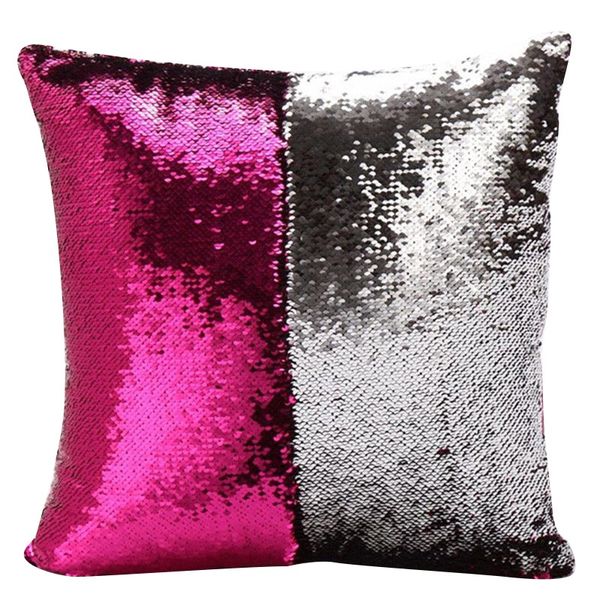 

40x40cm обесцвечивание магия подушка two tone glitter блестки diy подушки подушка case наволочки case