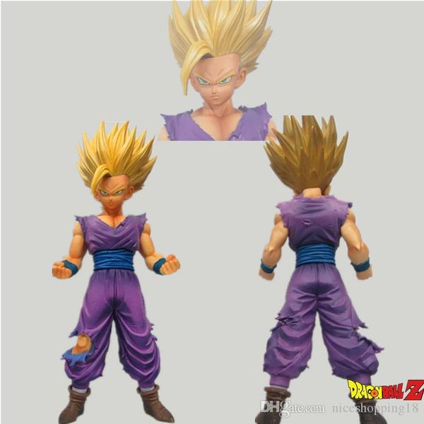 

anime model dragon ball super msp gohan action figure comic color battle damage edition primary hand boxed 20cm t486