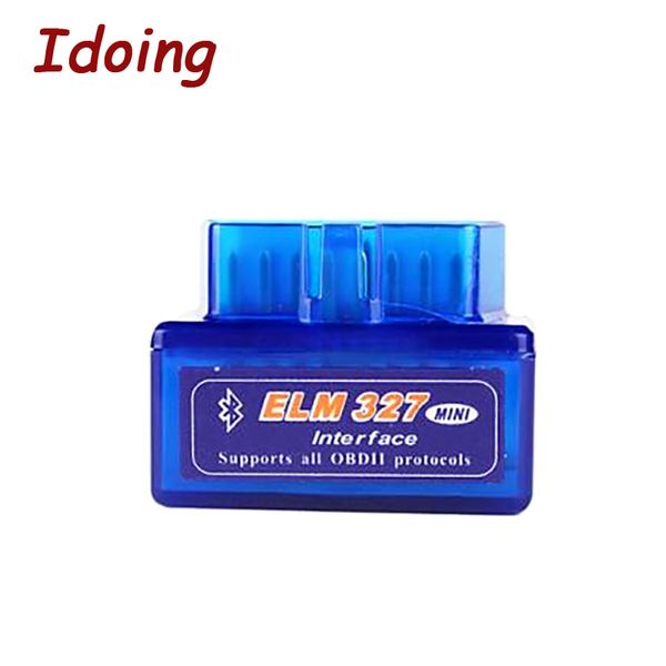 

idoing elm 327 v1.5 bluetooth vehicle diagnostic tool obd2 obd-ii elm327 car interface scanner works for android gps