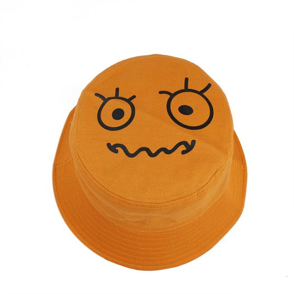 

2019 hat women autumn and winter fisherman hat female student wild graffiti pot outdoor sunscreen japanese sun bucket hat male, Blue;gray