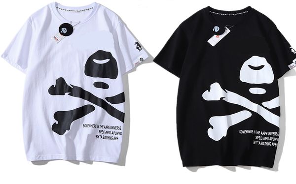 

2020/aape luxury designer men t shirt new brand fashion tees luxury t-shirts summer t shirt homme leisure icon t shirt, White;black