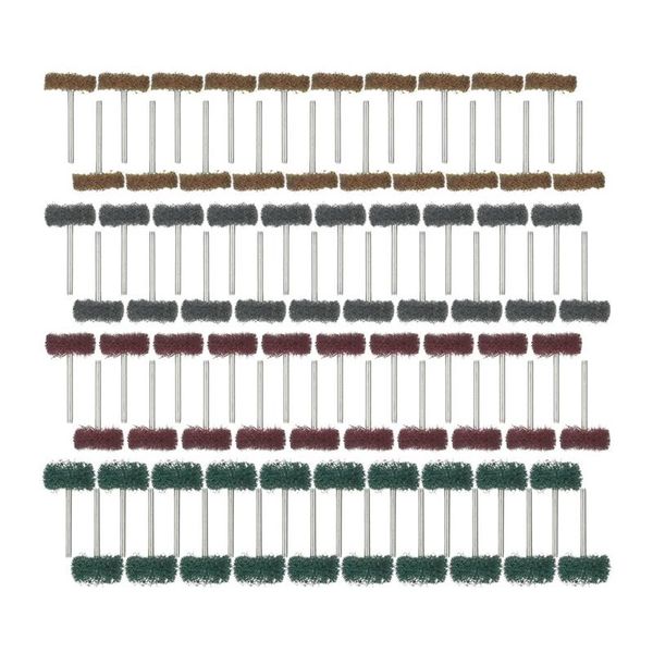 

80pcs/set mini brush scouring pad abrasive wheel grinding sanding head buffing polishing wheel