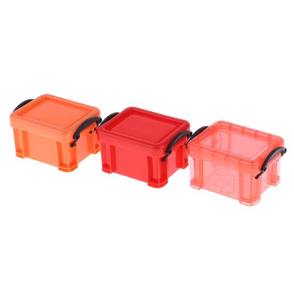 

1/6 candy color storage cases 1/6 dolls house furniture decoration (3pcs