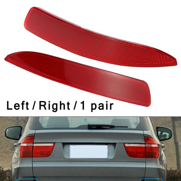 

car auto vehicle left/right rear bumper reflector red lens for x5 e70 2007-2009 car right left rear bumper reflector