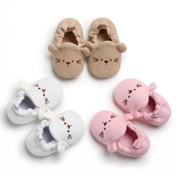 

2020 spring cute baby boy girl soft soled cartoon shoes infant walking dress cradle shoe first walkers