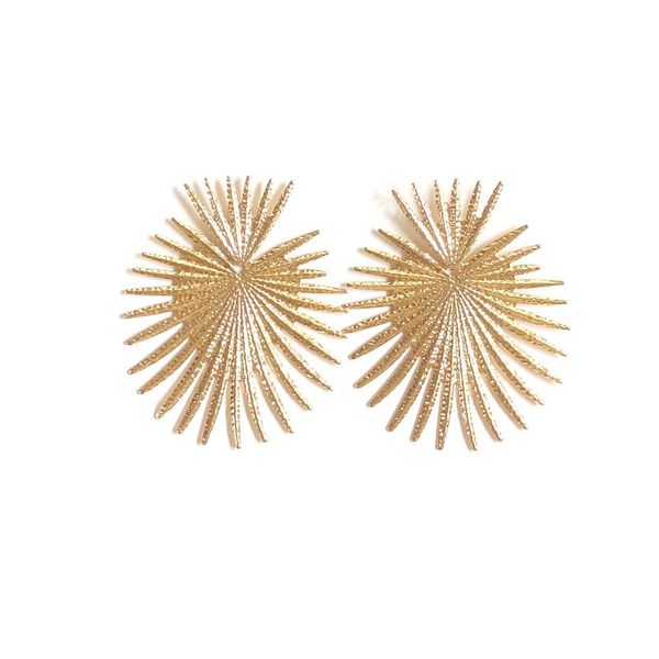 

exaggeration metal big vintage earrings for women gold color 2019 geometric earrings fashion bohemian statement jewelry eb302, Silver