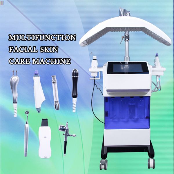 

portable 8 in1 hydrafacial water new peeling machine hydro microdermabrasion ultrasonic skin care rejuvenation equipmnent bio rf lifting