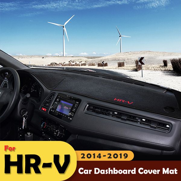 

for hrv hr-v vezel 2014 2015 2016 2017 2018 2019 car dashboard cover dash mat sun shade pad carpets anti-uv accessories