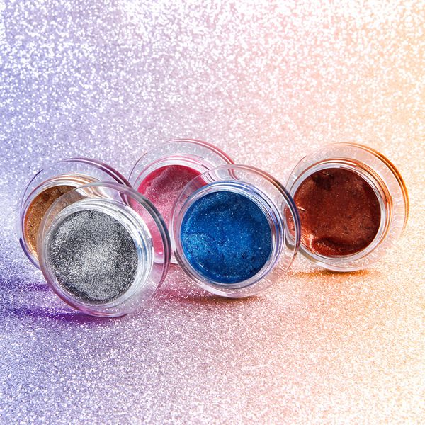 

25 colors super shock jelly highlight & eye shadow contour lips skin make up shining metallic eyeshadow