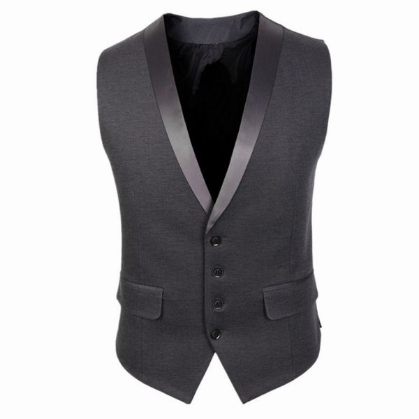 

new arrival fashion gilet homme dress vests slim fit mens suit vest male waistcoatcasual sleeveless formal business jacket, Black;white