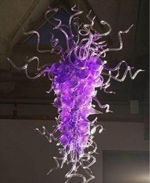 

100% hand blown glass new style murano glass chandelier lighting pink color chandelier lighting staircase