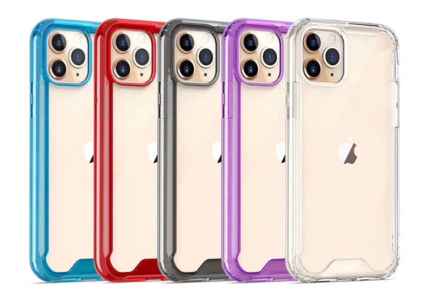 

clear acrylic tpu pc shockproof case for iphone 11 pro max xr xs max 7 8 plus samsung note 10 s10 s11 plus
