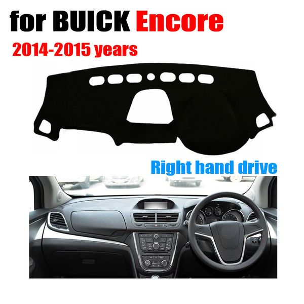 

car dashboard covers mat for encore 2014-2015 years right hand drive dashmat pad dash cover auto dashboard accessories