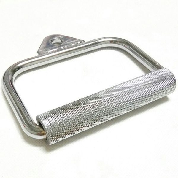 

d shape reduce weight bar stirrup single home gym fitness handle grip cable crossover steel anti-slip attachment outdoors