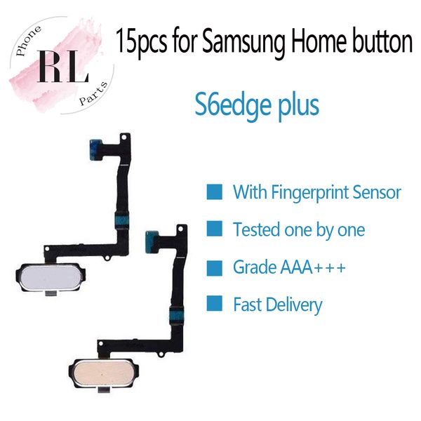 

15pcs for samsung galaxy s6 edge plus g920 g925 g928 home footprints button mobile phone flex replacement cables